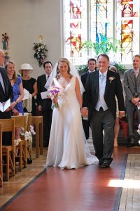 Tash Wedding of Natasha Bevington and Robin Green at Holy Angels Church on 6th May 2011